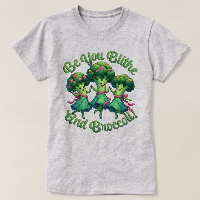Blithe och Broccoli T Shirt (Design framsida)