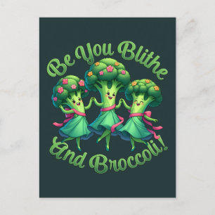 Blithe och Broccoli Vykort