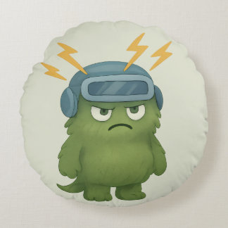 Blitz Kissen – Das ADHS-Monster im Hyperfokus  Rund Kudde