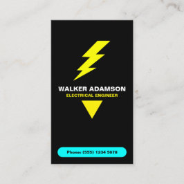 (Blitz QR-kod) Elektriskt arbete Elektrikер Visitkort