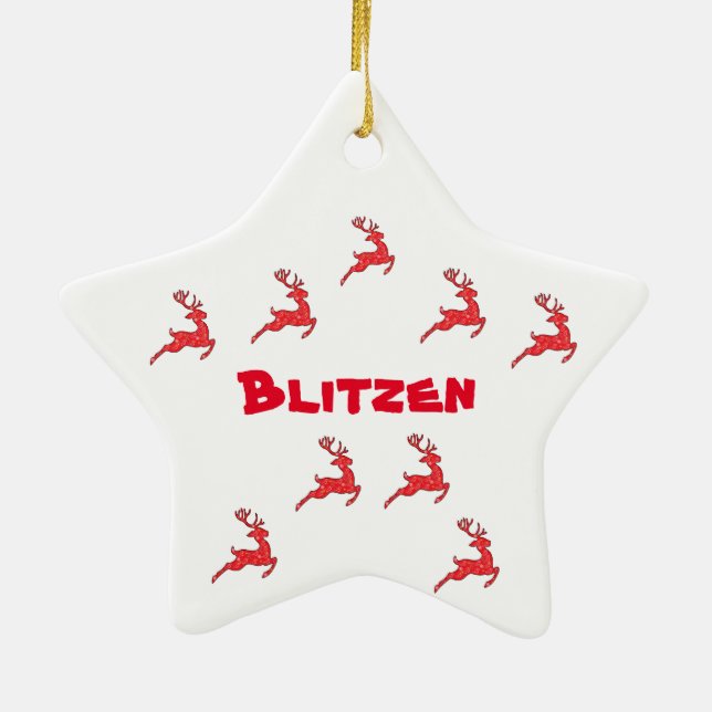 Blitzen - Ornament (renarna) (Baksidan)
