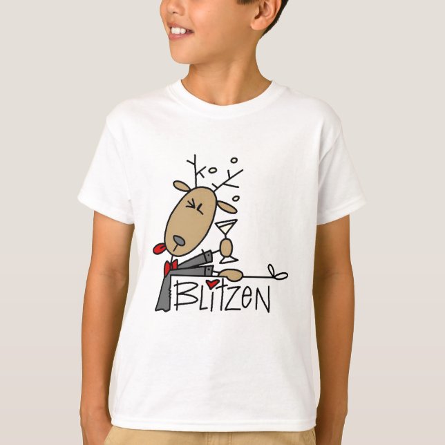 Blitzen Reindeer T-shirts and Gifts (Framsida)