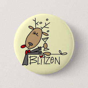 Blitzen renT-tröja och gåvor Knapp