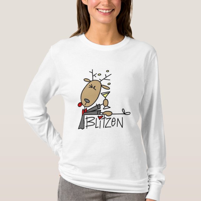 Blitzen renT-tröja och gåvor Tee (Framsida)