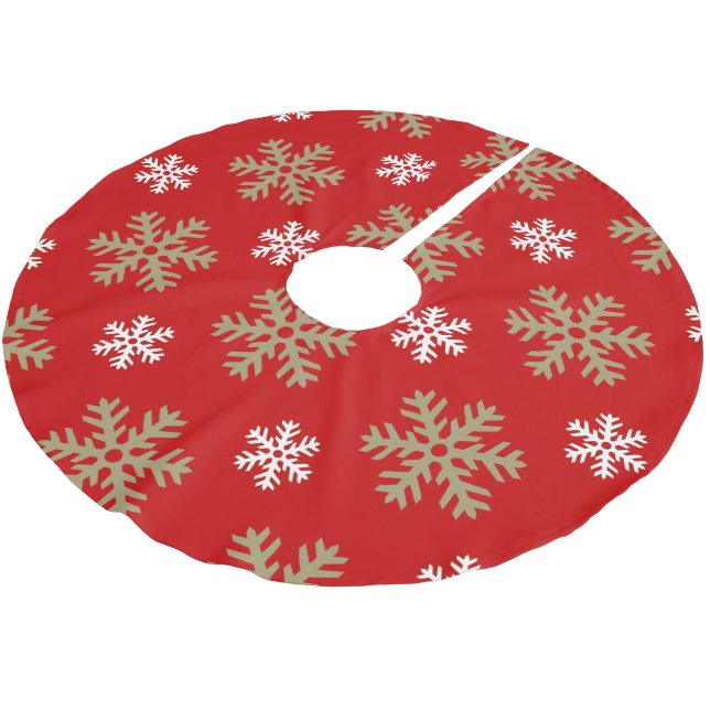 Blitzen Träd Skirt Julgransmatta Borstad Polyester (Vinklad)