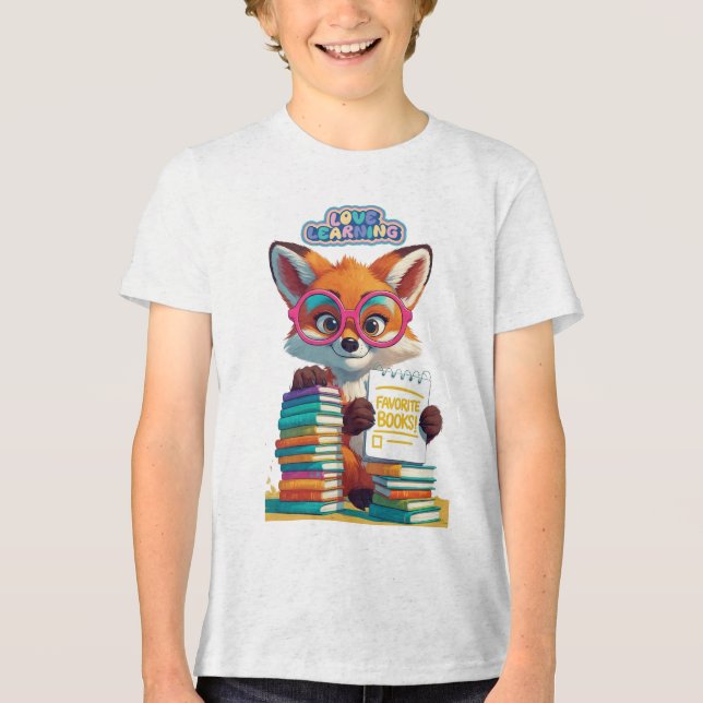 Blivande bibliotekarie-stjärna t shirt (Framsida)