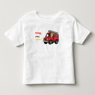 Blivande brandman Anpassat namn T Shirt