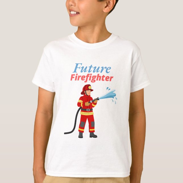 Blivande brandman t shirt (Framsida)