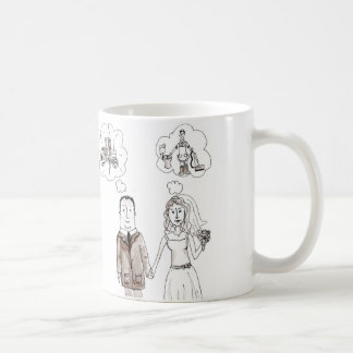 Blivande brudmugg kaffemugg