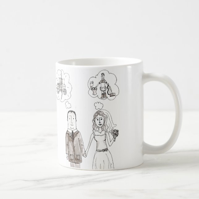 Blivande brudmugg kaffemugg (Höger)