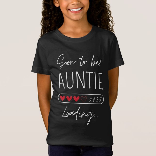 Blivande faster 2025 Laddar tant att vara T Shirt (Framsida)