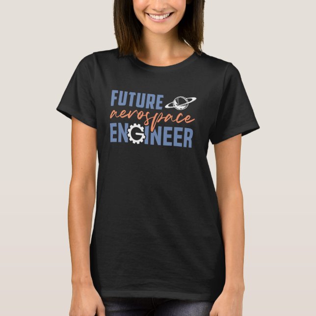 Blivande flygingenjör flygteknik Yrke T Shirt (Framsida)