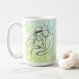 Blivande föräldrar Falsk spets Kaffemugg