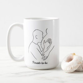 Blivande föräldrar Falsk spets Kaffemugg