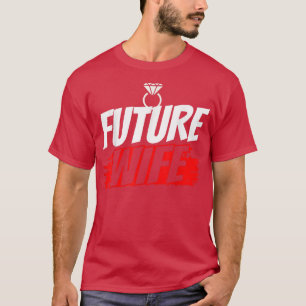 Blivande fru bröllopsfest Söt möhippa brud T Shirt