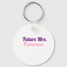 Blivande fru lägg till namn brud bröllop möhippa f nyckelring