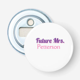 Blivande fru lägg till namnbrud vigsel möhippa flasköppnare