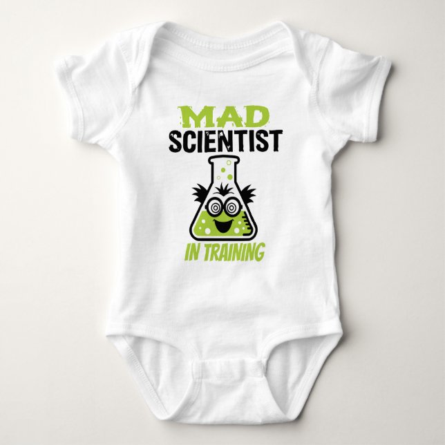 Blivande galen vetenskapsman t shirt (Framsida)