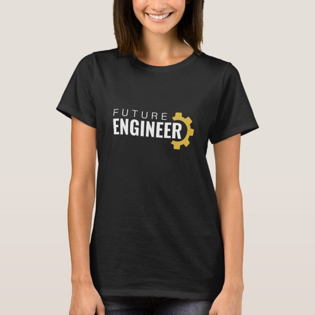 Blivande ingenjör Minimalistisk Ingenjörs examen T Shirt (Framsida)