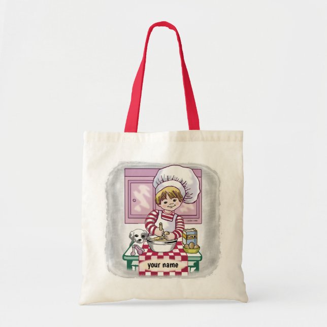 Blivande kock Totebag Tygkasse (Framsidan)
