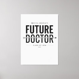 Blivande läkare examen 2026 Medicinsk design Canvastryck