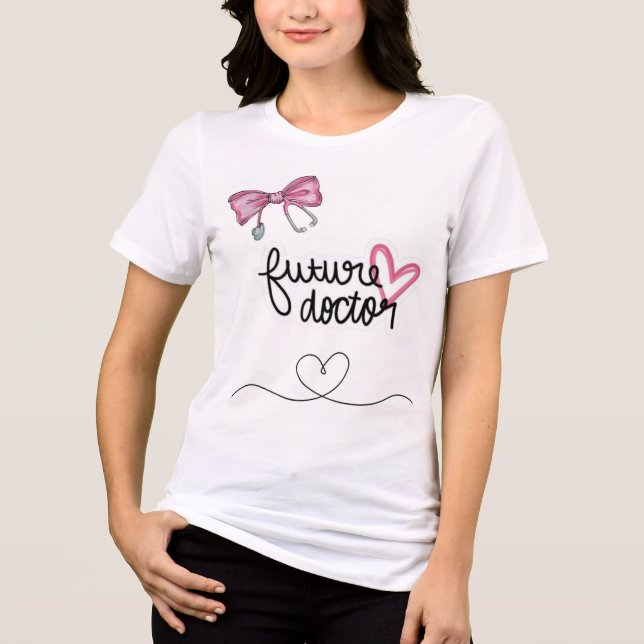 Blivande läkare söt t-shirt | Medicinstudent  (Framsida)
