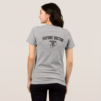 Blivande läkarens typografi medicinska studentpres t shirt