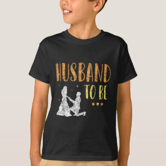 Blivande Make Brud Sällskap Brudgum Fest Lag  T Shirt