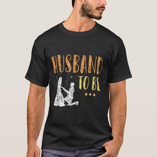 Blivande Make Brud Silt Groom Party Lag  T Shirt (Framsida)