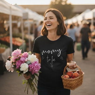 blivande mamma baby på väg t shirt