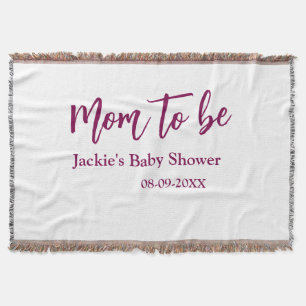 blivande mamma baby shower namn datum rosa enkel m filt