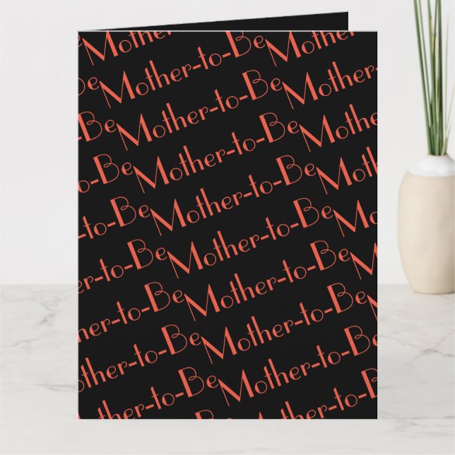 Blivande Mamma-Kort Kort (Framsida)