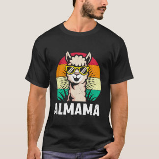 Blivande mamma LAMAMA ALMAMA Rolig blivande mamma T Shirt