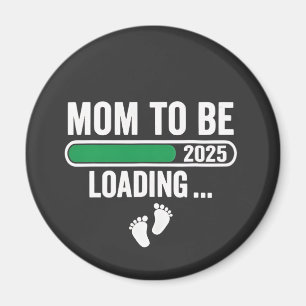 Blivande Mamma Lastar 2025 Gravid Nyår Magnet