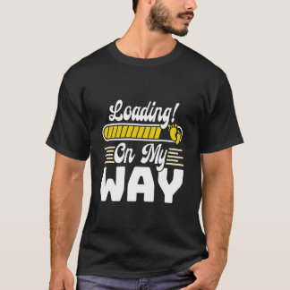 Blivande mamma LASTAS PÅ VÄGEN Rolig graviditet T Shirt