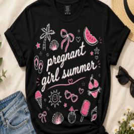 Blivande Mamma Sommar Graviditet Annonsering Mamma T Shirt