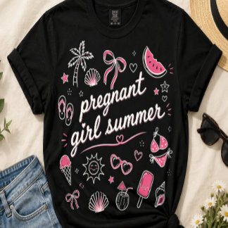 Blivande Mamma Sommar Graviditet Annonsering Mamma T Shirt
