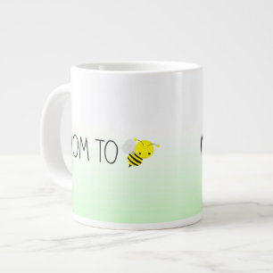 Blivande Mamma, Söt Humla Grön/Gul Jumbo Mugg