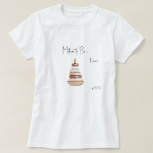 Blivande Mamma Vintage Boho Baby Shower T-shirt 