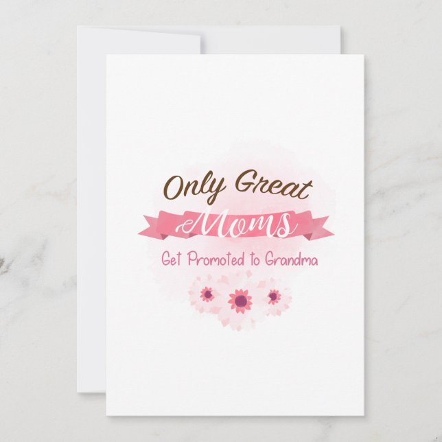 Blivande Mormor Blir Befordrad Till Mormor (Framsida)