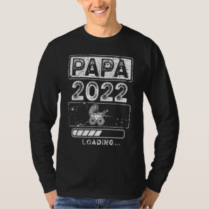 Blivande Pappa 2022 Bebis Tillkännagivande Pappa T Shirt