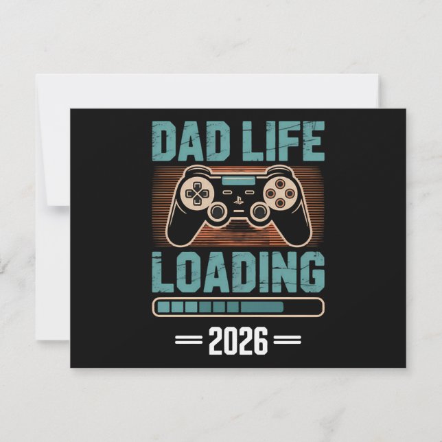 Blivande Pappa Pappa Liv Laddar 2026 Spara Datumet (Framsida)