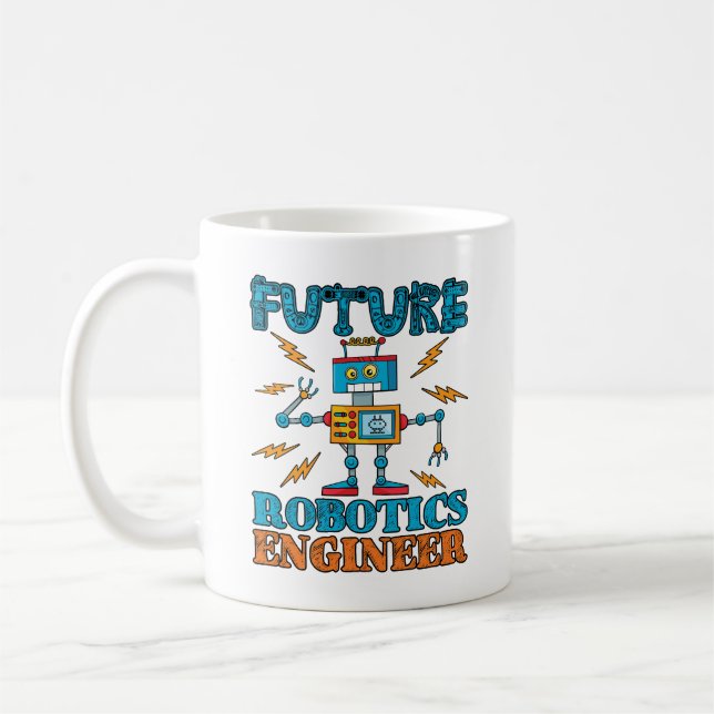 Blivande robotteknikingenjör kaffemugg (Vänster)