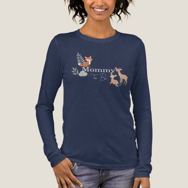 Blivande skogsdjursmamma t shirt (Framsida)
