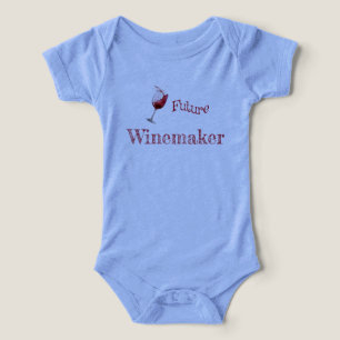 Blivande Vinmakare Rolig Vinkännare Bebis Onesie T Shirt