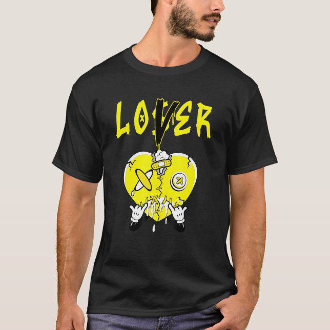 Blixt 4s Tee to Match Loser Heart 5 Racer Blu (Framsida)