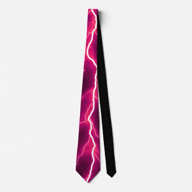 Blixt Bolt - Djup Rosa Neck Tie Slips (Framsida)