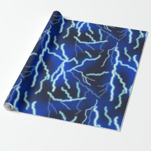 Blixt Bolt Electricity Thunderstorm Night Himmel Presentpapper