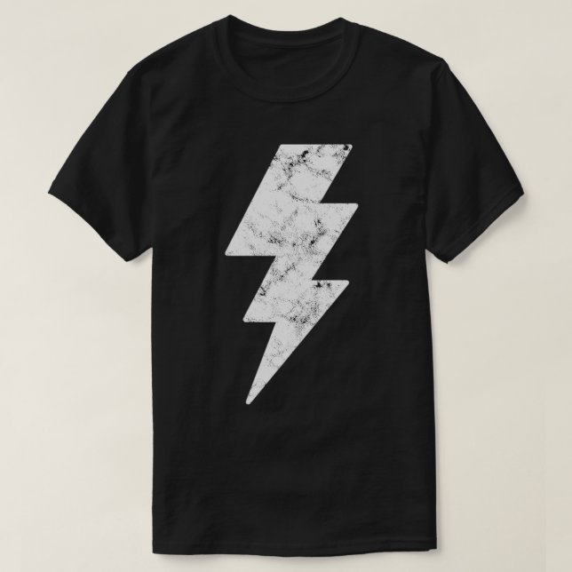 Blixt Bolt Graphic för manar kvinnor och barn T Shirt (Design framsida)