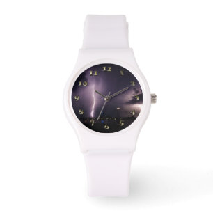 Blixt Bolt Over Harbour City Armbandsur